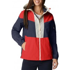 Columbia Women's Wallowa Park Lined Chalk/Bold Orange/Ncturnl Jacket Columbia Women's Wallowa Park Lined Chalk/Bold Orange/Ncturnl Jacket