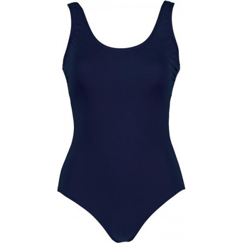 Dolfin Women's Aquashape Moderate Scoop Back Navy Swimsuit Dolfin Women's Aquashape Moderate Scoop Back Navy Swimsuit