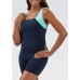 Dolfin Women's Aquashape Navy/Mint Aquatard Dolfin Women's Aquashape Navy/Mint Aquatard