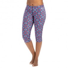 Dolfin Women's Aquashape Print Aqua Swim Mosaic Capris