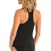 Dolfin Women's Aquashape Solid Racerback Tankini Black Top Dolfin Women's Aquashape Solid Racerback Tankini Black Top