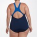 Dolfin Women's Conservative Color-Block Navy/Royal Swimsuit Dolfin Women's Conservative Color-Block Navy/Royal Swimsuit