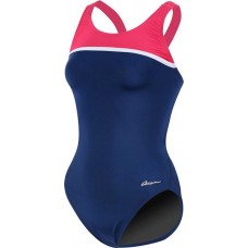 Dolfin Women's Ocean Panel HP Back Navy/Magenta/White Swimsuit Dolfin Women's Ocean Panel HP Back Navy/Magenta/White Swimsuit