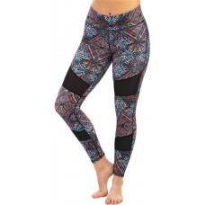 Dolfin Women's Solid 7/8 Mesh Swim Star Light Tights