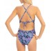 Dolfin Women's Uglies Revibe Print Tie-Back One Piece Rainforest Swimsuit