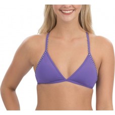 Dolfin Women's Uglies Revibe Solid Triangle Bikini Lavendar Top