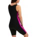 Dolfin Women's Zip-Front Black/Pink Aquatard