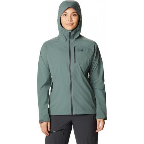 Mountain Hardwear Women's Stretch Ozonic Thunderhead Grey Jacket Mountain Hardwear Women's Stretch Ozonic Thunderhead Grey Jacket