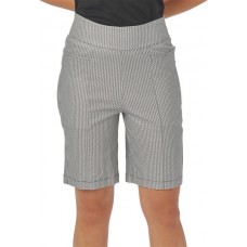 Nancy Lopez Lace Print Pully Golf White/Black Shorts