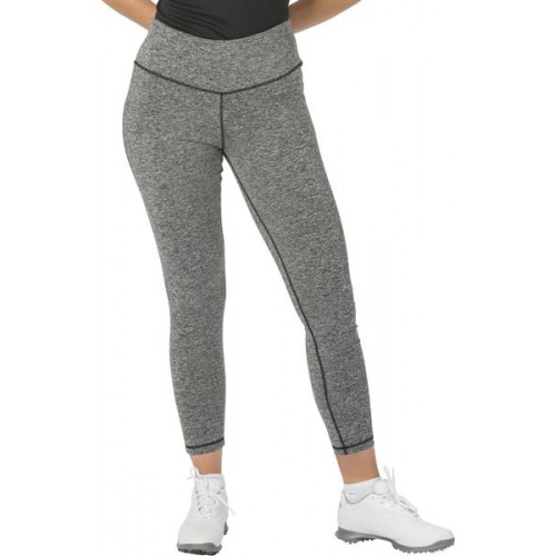 Nancy Lopez Women's Kick Black Heather Leggings Nancy Lopez Women's Kick Black Heather Leggings