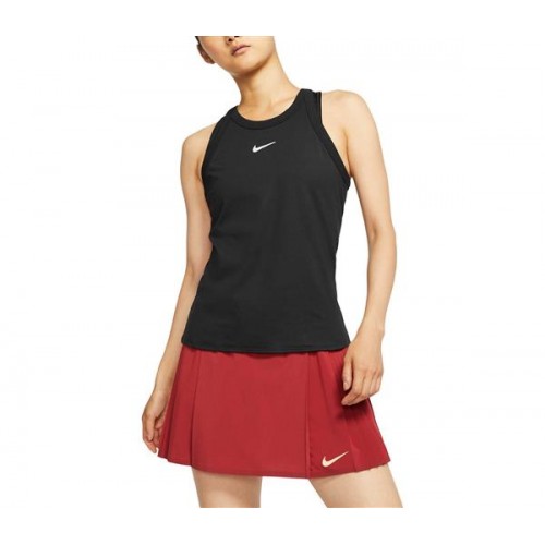 Nike Court Women's Dri-FIT Tennis Tank Black Top Nike Court Women's Dri-FIT Tennis Tank Black Top