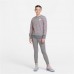 Nike Girls' 3D Swooshfetti Crewneck Carbon Heather/Fireberry Sweatshirt Nike Girls' 3D Swooshfetti Crewneck Carbon Heather/Fireberry Sweatshirt