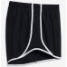 Nike Girls' Dry Tempo Running Black/White 2 Shorts