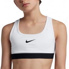 Nike Girls' Pro Sports White/Black Bra