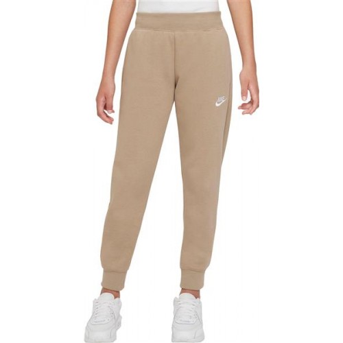 Nike Girls' Sportswear Club Fleece Khaki Pants Nike Girls' Sportswear Club Fleece Khaki Pants