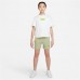 Nike Girls' Sportswear Club French Terry Olive Aura Shorts