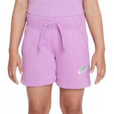 Nike Girls' Sportswear Club French Terry Violet Shock Shorts Nike Girls' Sportswear Club French Terry Violet Shock Shorts