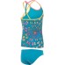 Nike Girls' T-Crossback Tankini Chlorine Blue Set Nike Girls' T-Crossback Tankini Chlorine Blue Set