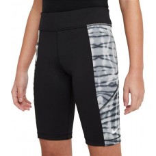 Nike Girls' Trophy Tie-Dye Training Bike Black Shorts Nike Girls' Trophy Tie-Dye Training Bike Black Shorts