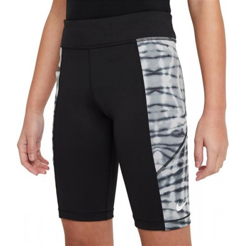 Nike Girls' Trophy Tie-Dye Training Bike Black Shorts Nike Girls' Trophy Tie-Dye Training Bike Black Shorts