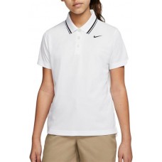 Nike Girls' Victory Golf White Polo