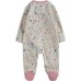 Nike Infant Girls' Microfleece Footed Full-Zip Cashmere Coverall