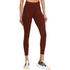 Nike One Women's Luxe Mid-Rise 7/8 Bronze Eclipse Tights