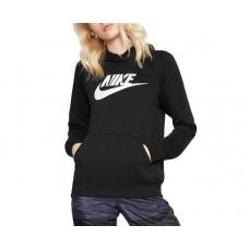 Nike Sportswear Women's Essential Fleece Pullover Black Hoodie