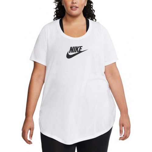 Nike Sportswear Women's Plus Size Essential White Tunic Nike Sportswear Women's Plus Size Essential White Tunic