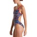 Nike Women's Americana Cut-Out Tie Back One Piece University Red Swimsuit