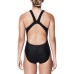 Nike Women's Core Solid Fast Back One Piece Black Swimsuit