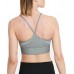 Nike Women's Dri-FIT Indy Light-Support Padded Longline Sports Smoke Grey Bra Nike Women's Dri-FIT Indy Light-Support Padded Longline Sports Smoke Grey Bra
