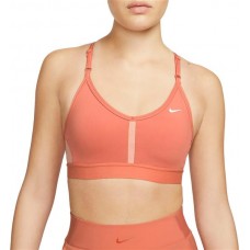 Nike Women's Dri-FIT Indy Light-Support Padded V-Neck Sports Madder Root Bra Nike Women's Dri-FIT Indy Light-Support Padded V-Neck Sports Madder Root Bra
