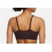 Nike Women's Dri-FIT Indy Luxe Convertible Low Support Sports Brown Basalt Bra
