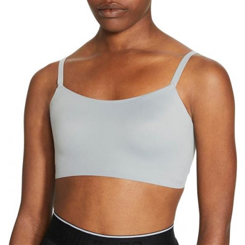 Nike Women's Dri-FIT Indy Luxe Convertible Low Support Sports Particle Grey Bra Nike Women's Dri-FIT Indy Luxe Convertible Low Support Sports Particle Grey Bra
