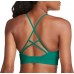 Nike Women's Dri-FIT Indy Rainbow Ladder Crossback Low Support Sports Neptune Green Bra