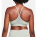 Nike Women's Dri-FIT Indy Zip-Front Low Support Padded Sports Jade Smoke Bra Nike Women's Dri-FIT Indy Zip-Front Low Support Padded Sports Jade Smoke Bra