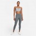 Nike Women's Dri-FIT Indy Zip-Front Low Support Padded Sports Particle Grey Bra