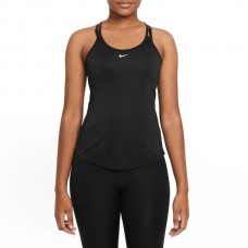 Nike Women's Dri-FIT One Elastika Tank Black Top Nike Women's Dri-FIT One Elastika Tank Black Top
