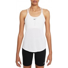 Nike Women's Dri-FIT One Elastika Tank White Top