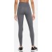 Nike Women's Dri-FIT One Luxe Mid-Rise Iron Grey Leggings