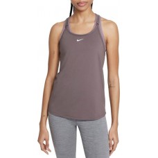 Nike Women's Dri-FIT One Luxe Slim Fit Strappy Tank Violet Ore Top