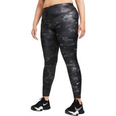 Nike Women's Dri-FIT One Mid-Rise Camo Smoke Grey Leggings