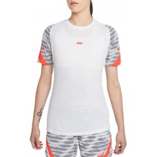 Nike Women's Dri-Fit Strike Soccer Short Sleeve White/Black Shirt Nike Women's Dri-Fit Strike Soccer Short Sleeve White/Black Shirt