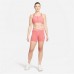 Nike Women's Dri-FIT Swoosh Zip-Front Medium-Support Padded Sports Archaeo Pink Bra Nike Women's Dri-FIT Swoosh Zip-Front Medium-Support Padded Sports Archaeo Pink Bra