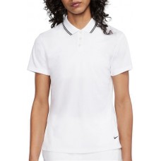 Nike Women's Dri-FIT Victory Short Sleeve Golf White Polo Nike Women's Dri-FIT Victory Short Sleeve Golf White Polo