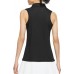 Nike Women's Dri-FIT Victory Sleeveless Golf Black Polo