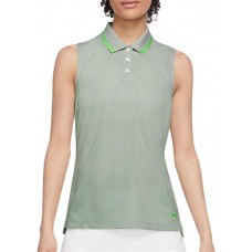 Nike Women's Dri-FIT Victory Sleeveless Golf Seafoam Polo Nike Women's Dri-FIT Victory Sleeveless Golf Seafoam Polo