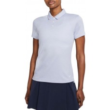 Nike Women's Dri-FIT Victory Textured Short Sleeve Golf Ghost/Iron Purple Polo