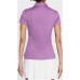 Nike Women's Dri-FIT Victory Textured Short Sleeve Golf Violet Shock/Red Plum/Wht Polo Nike Women's Dri-FIT Victory Textured Short Sleeve Golf Violet Shock/Red Plum/Wht Polo
